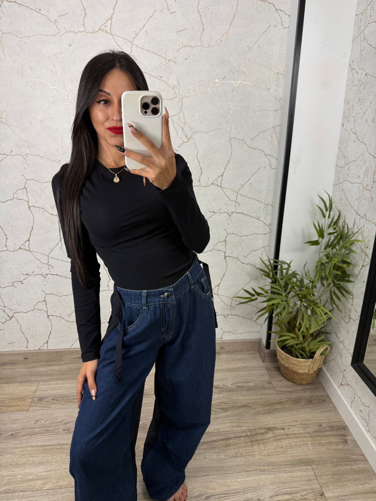PANTALÓN COMBI NEGRO