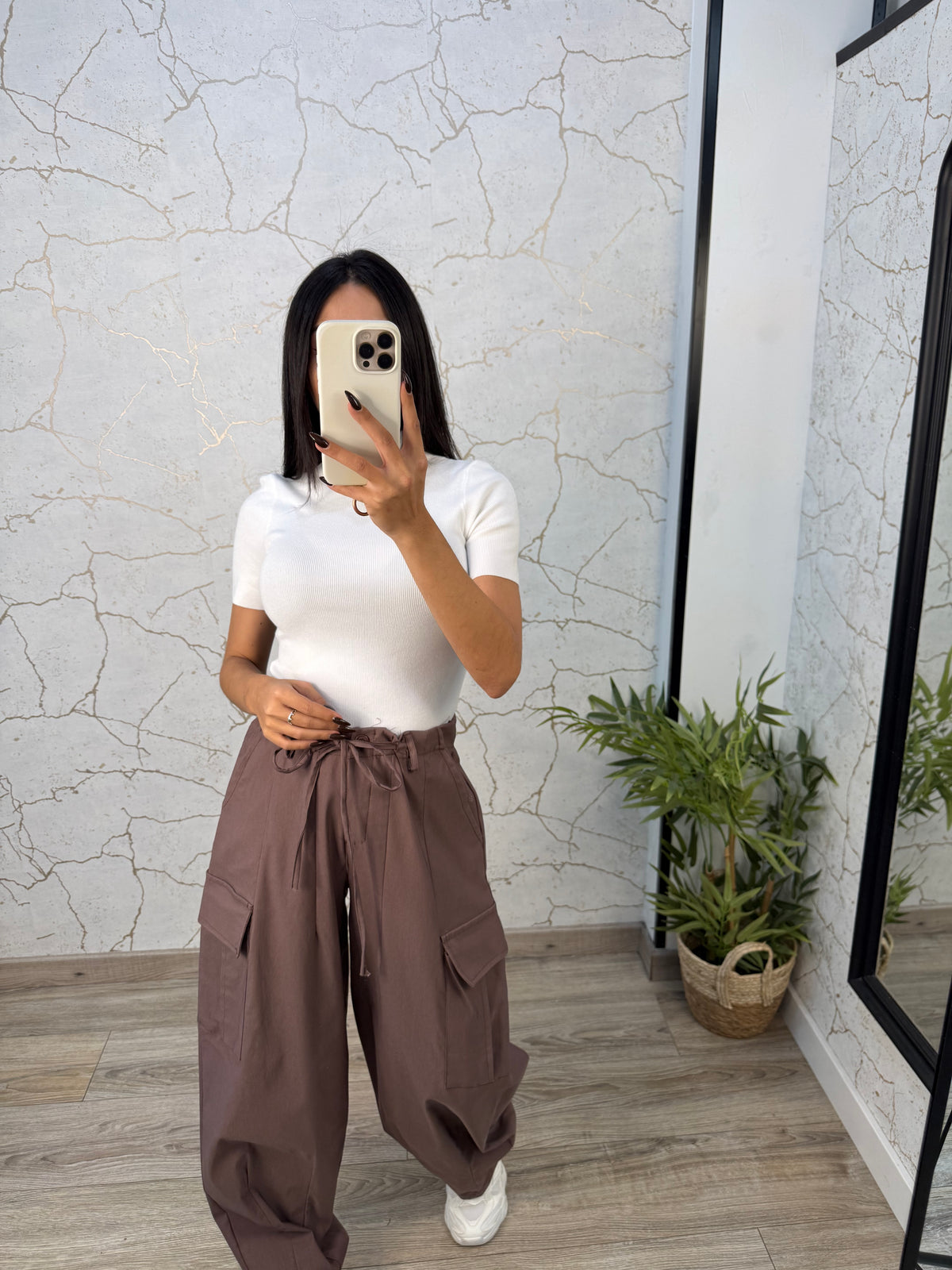 PANTALÓN ALISHA MOKA