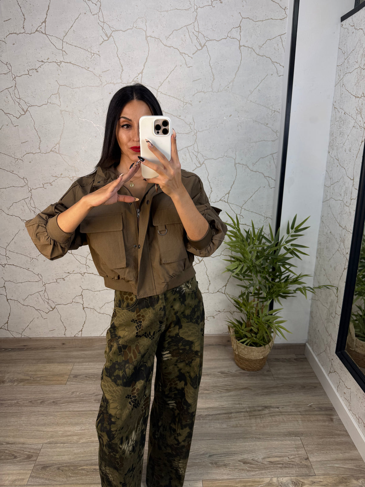 BOMBER NAOMI MARRÓN