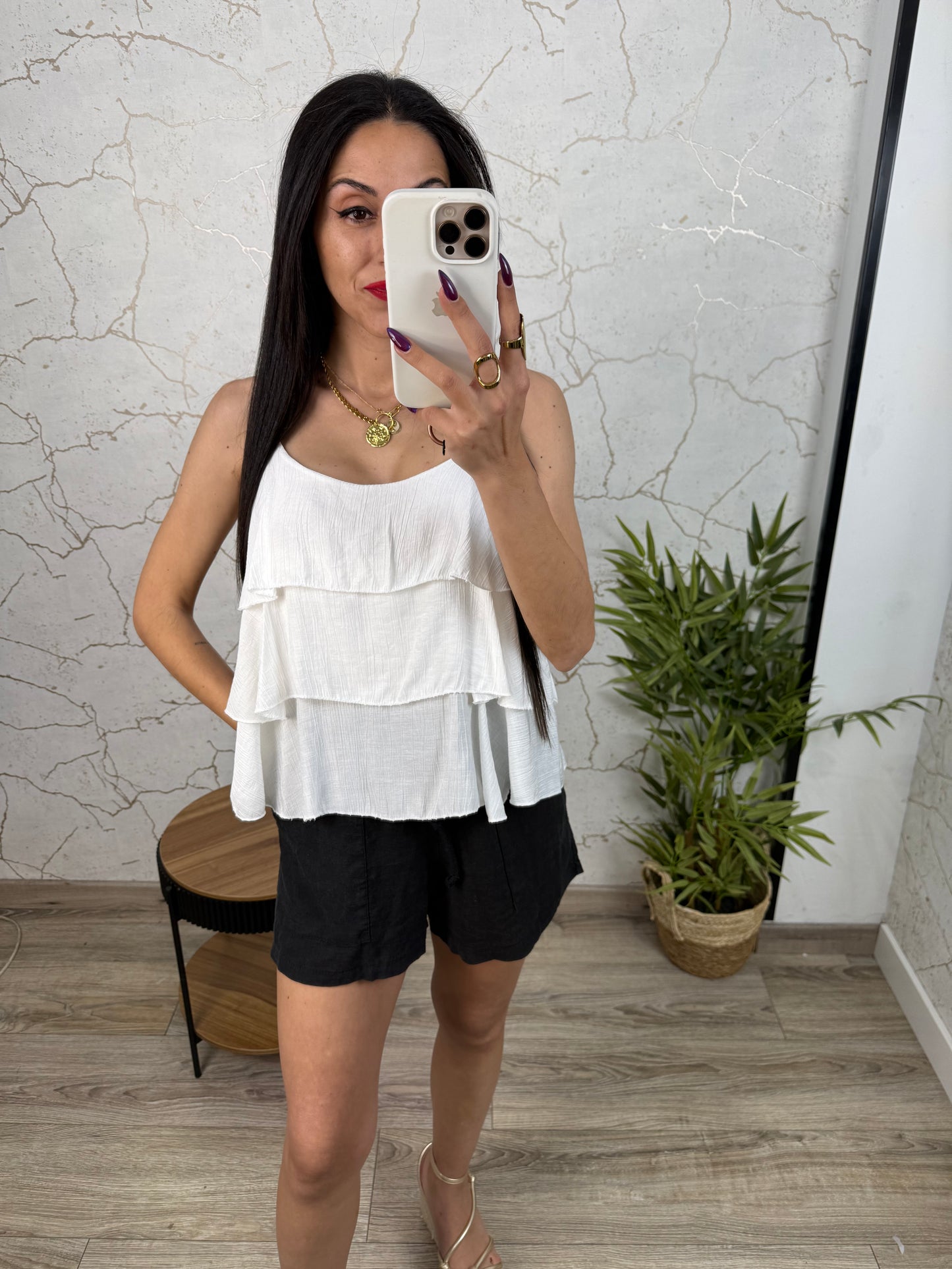 BLUSA VOLANTE