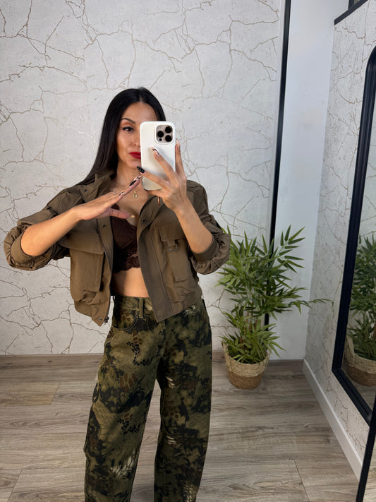 BOMBER NAOMI MARRÓN