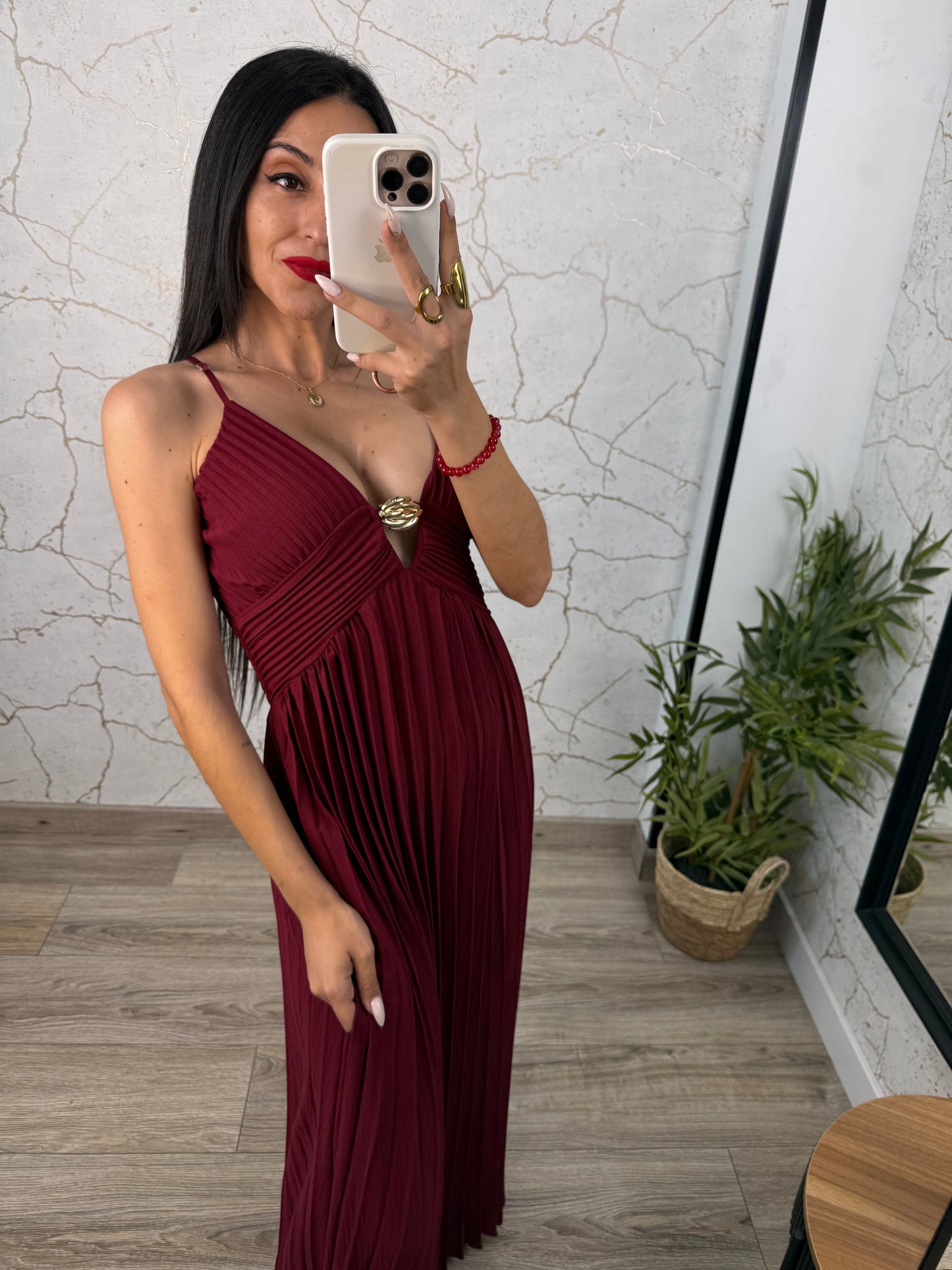 VESTIDO PLISADO
