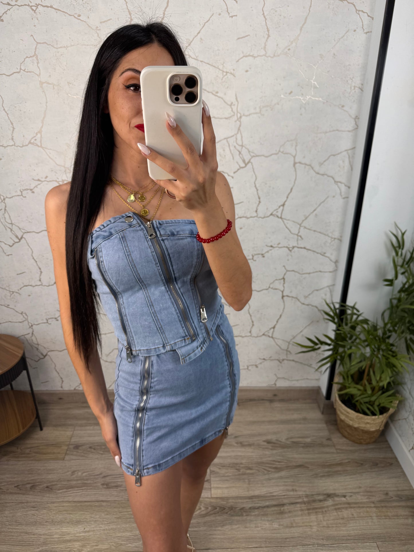 FALDA PANTALÓN CREMALLERA
