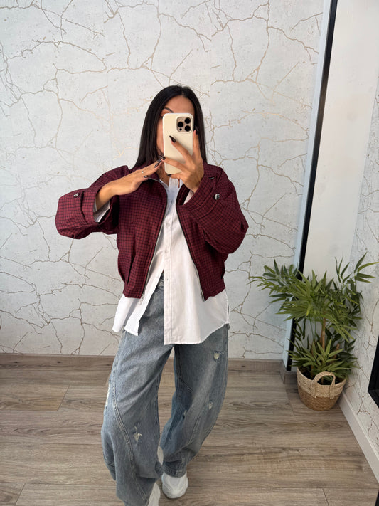 CHAQUETA MIA BURDEOS
