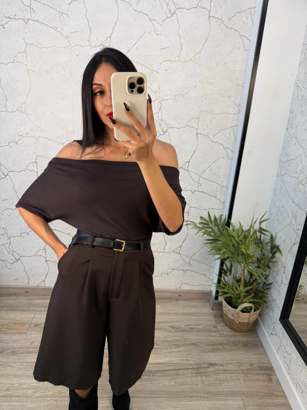 CAMISETA CHANTAL CHOCO