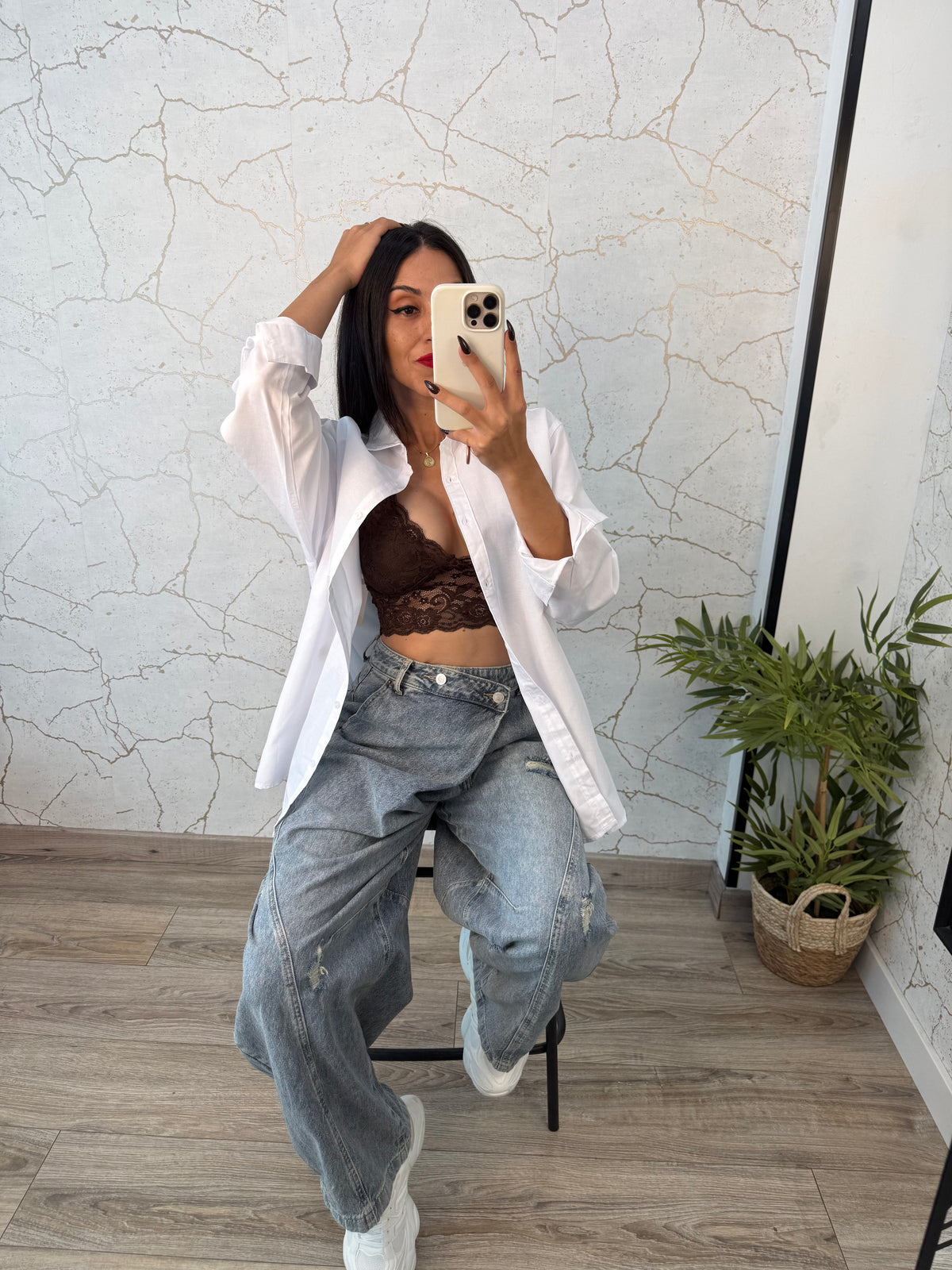 CAMISA MISS BASIC BLANCA