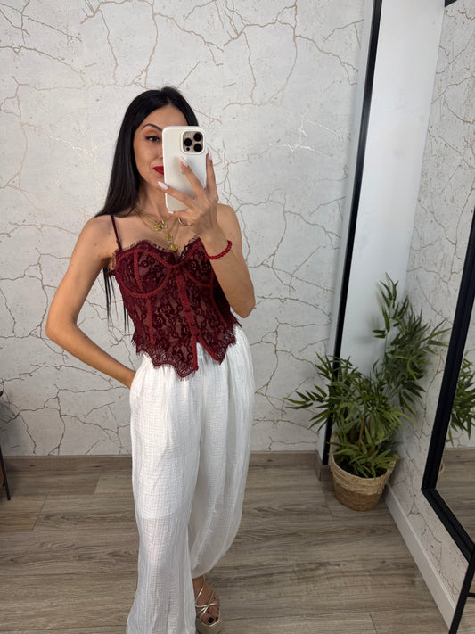 PANTALÓN BLANCO FORRO