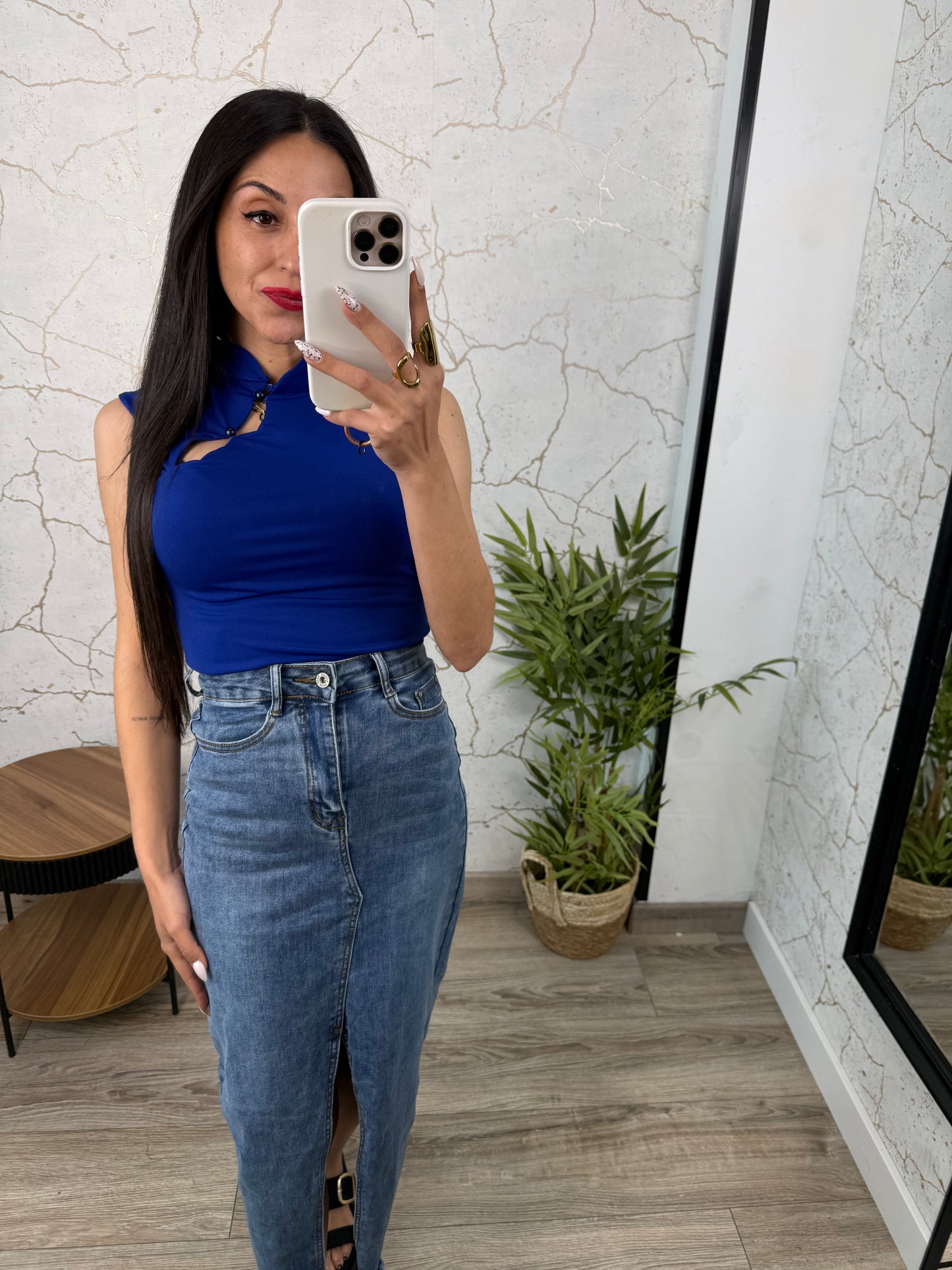 FALDA VAQUERA MIDI