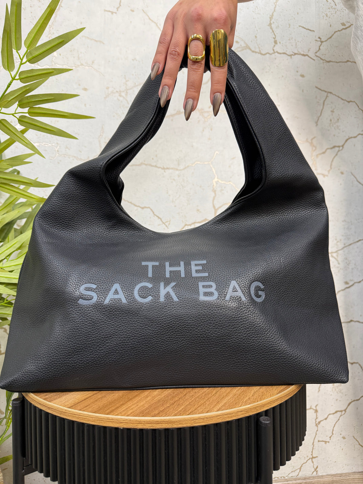 BOLSO SACO ALBA NEGRO