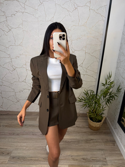 BLAZER KELLY MARRÓN
