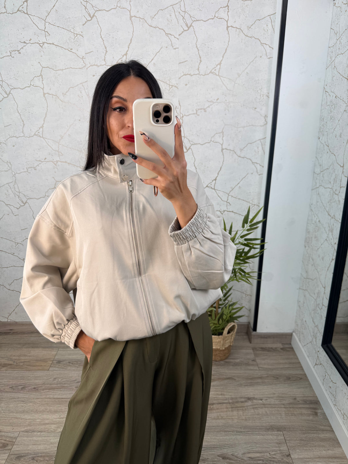 CHAQUETA BEK BEIG