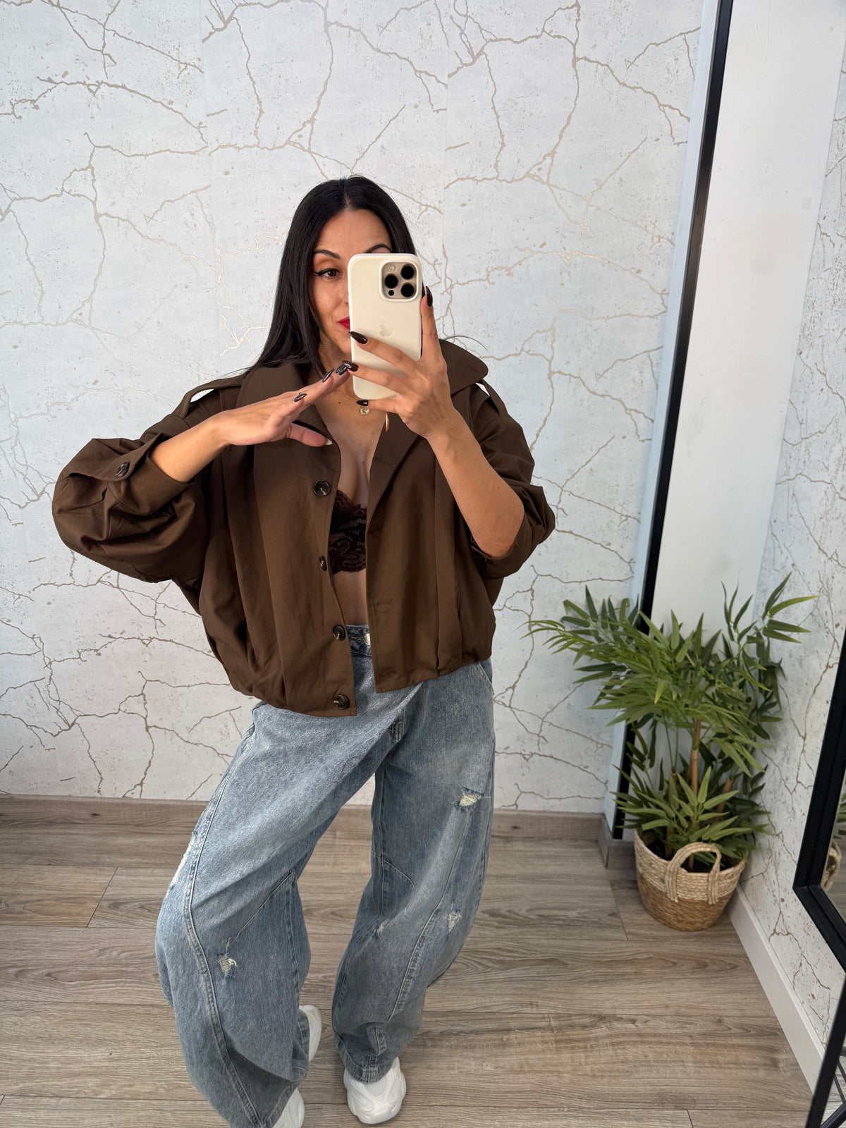 CHAQUETA ZIRA CHOCO