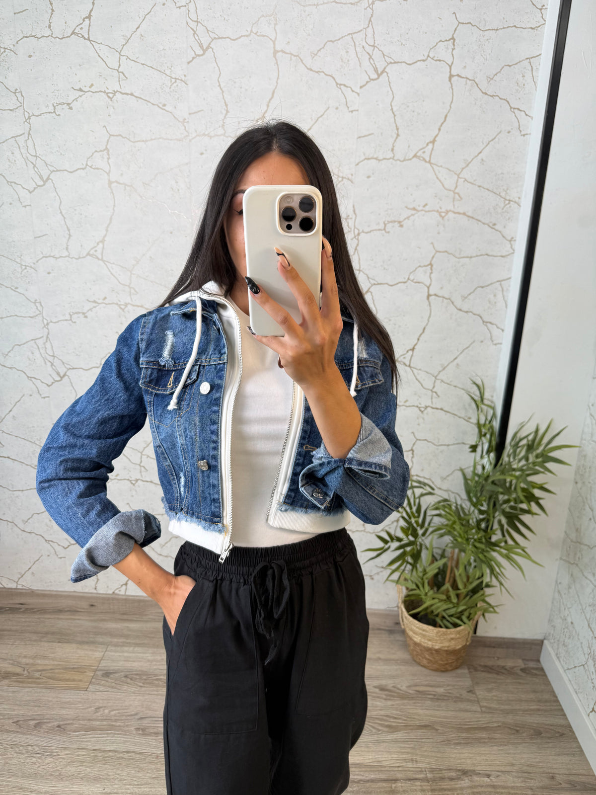 CHAQUETA DENIM COMBI