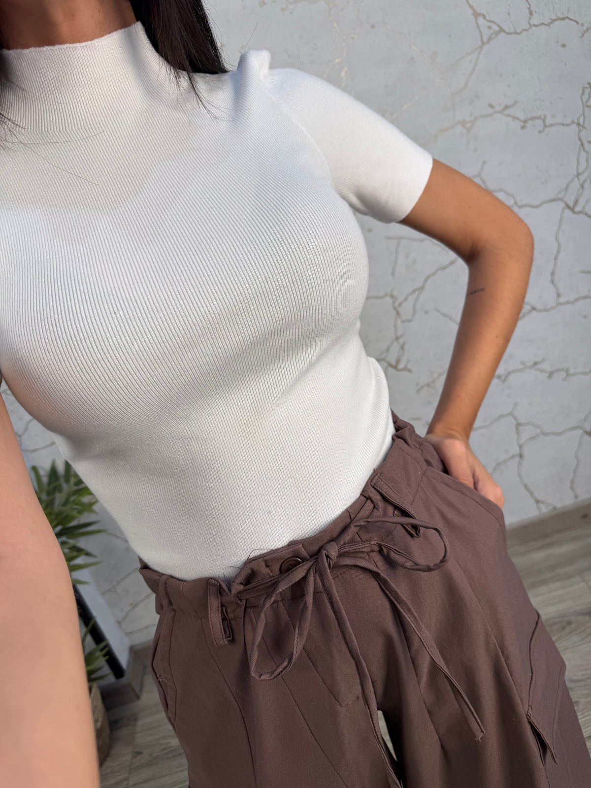 PUNTO HALTER BLANCO