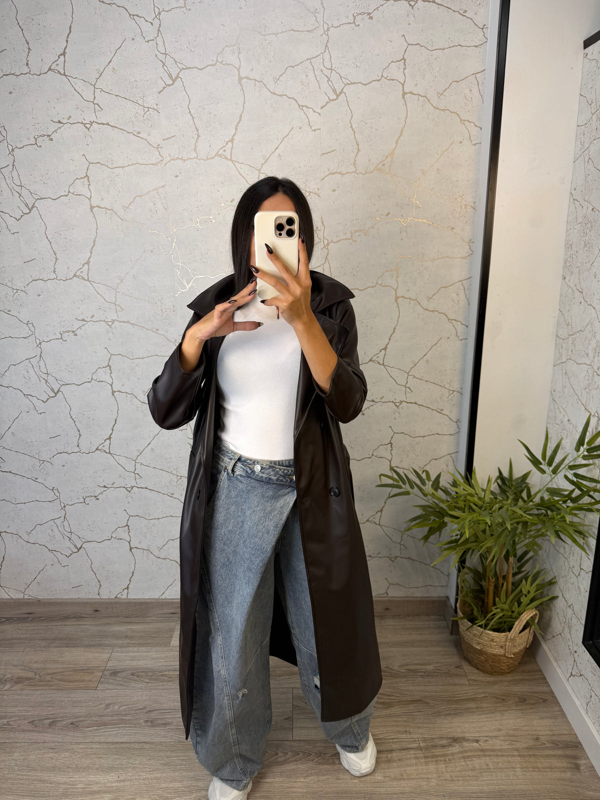 GABARDINA POLIPIEL WILLOW CHOCO