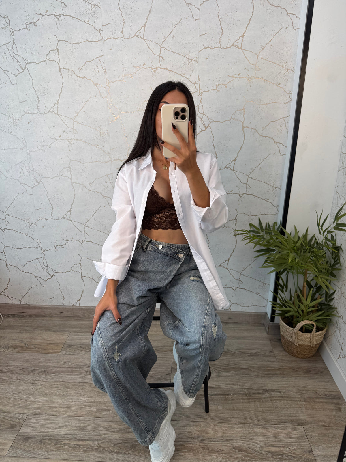 CAMISA MISS BASIC BLANCA