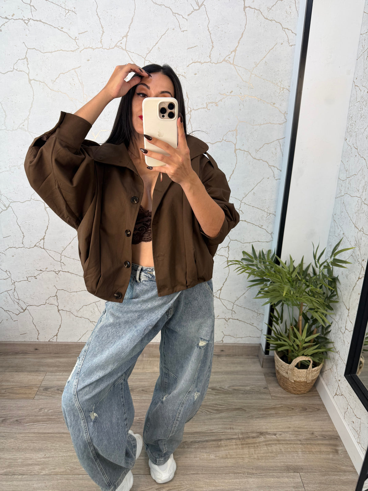 CHAQUETA ZIRA CHOCO