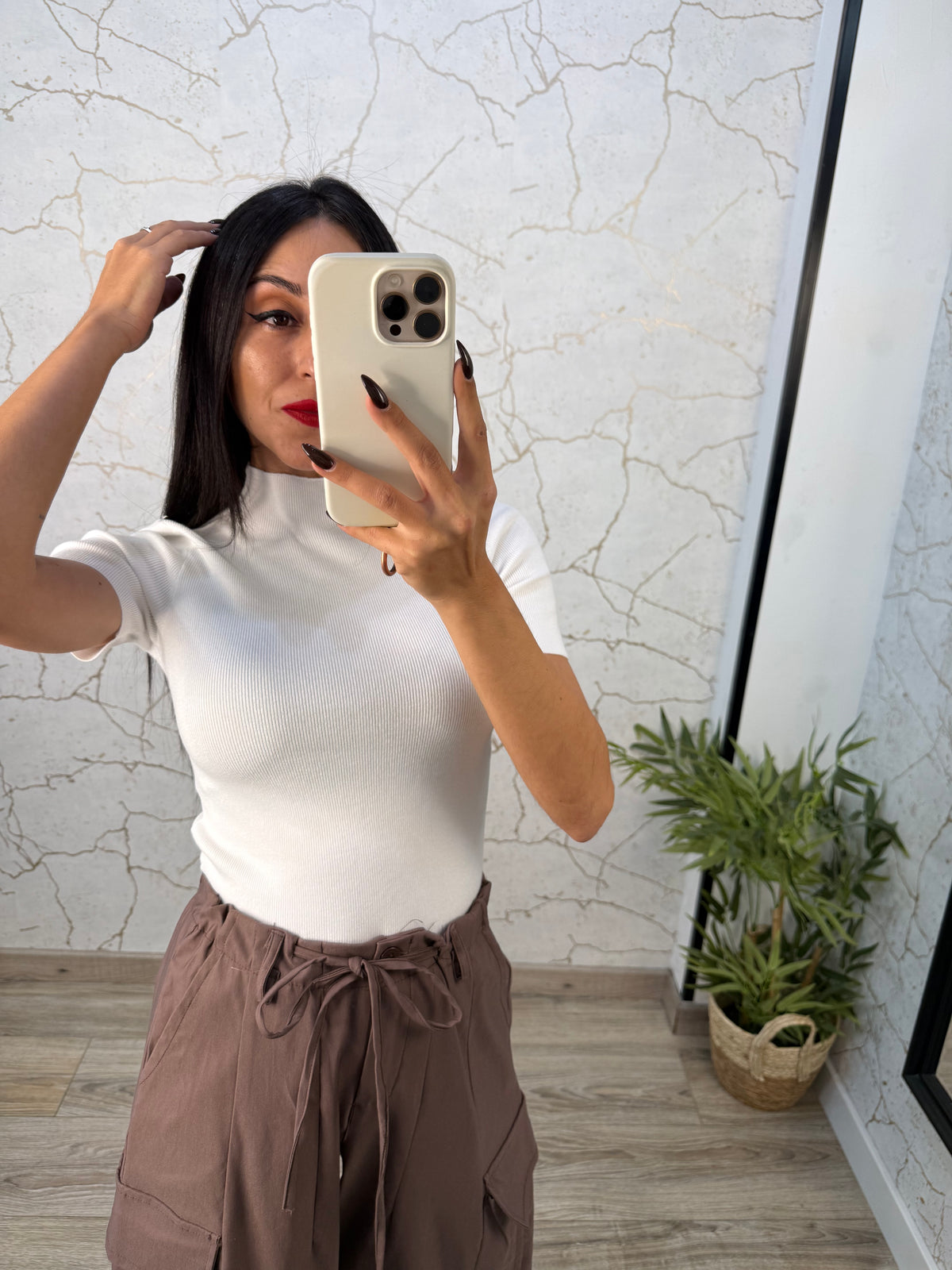 PUNTO HALTER BLANCO