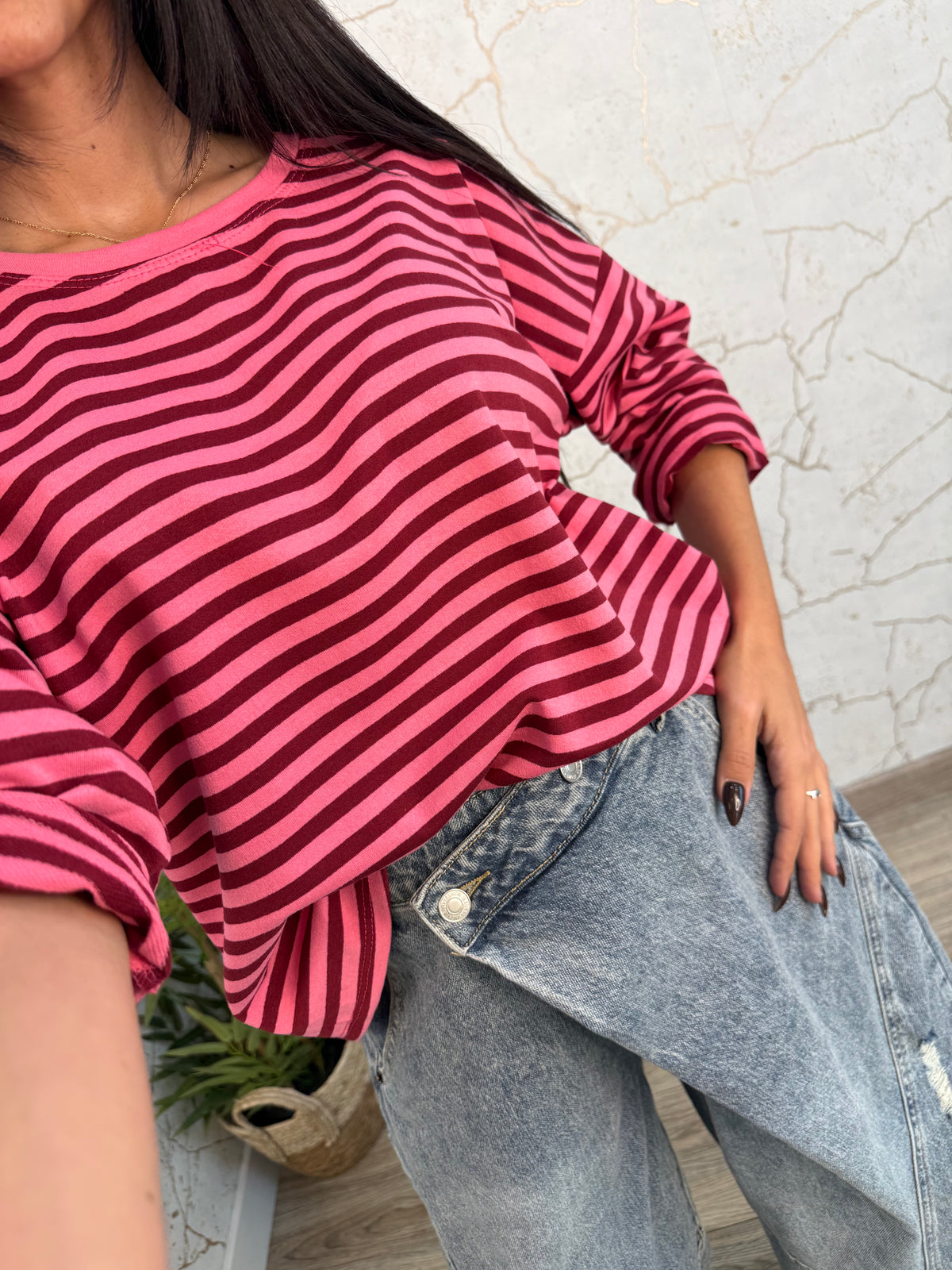 SUDADERA AMOUR ROSA