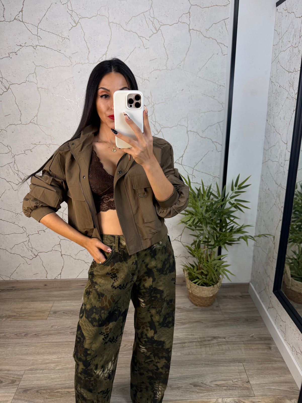 BOMBER NAOMI MARRÓN