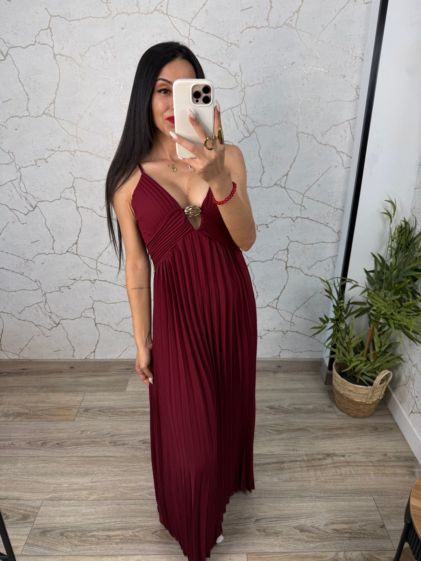 VESTIDO PLISADO