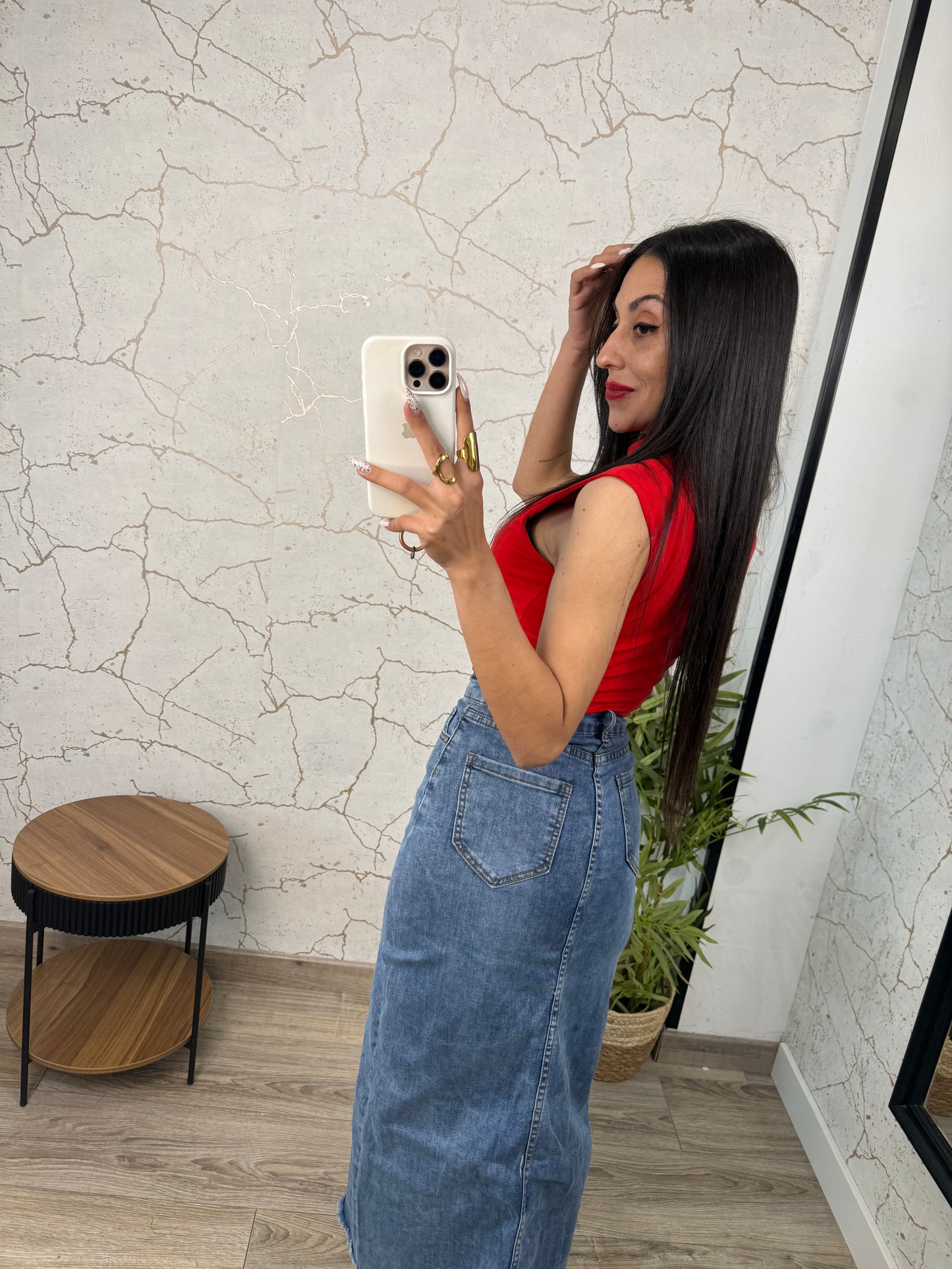 FALDA VAQUERA MIDI