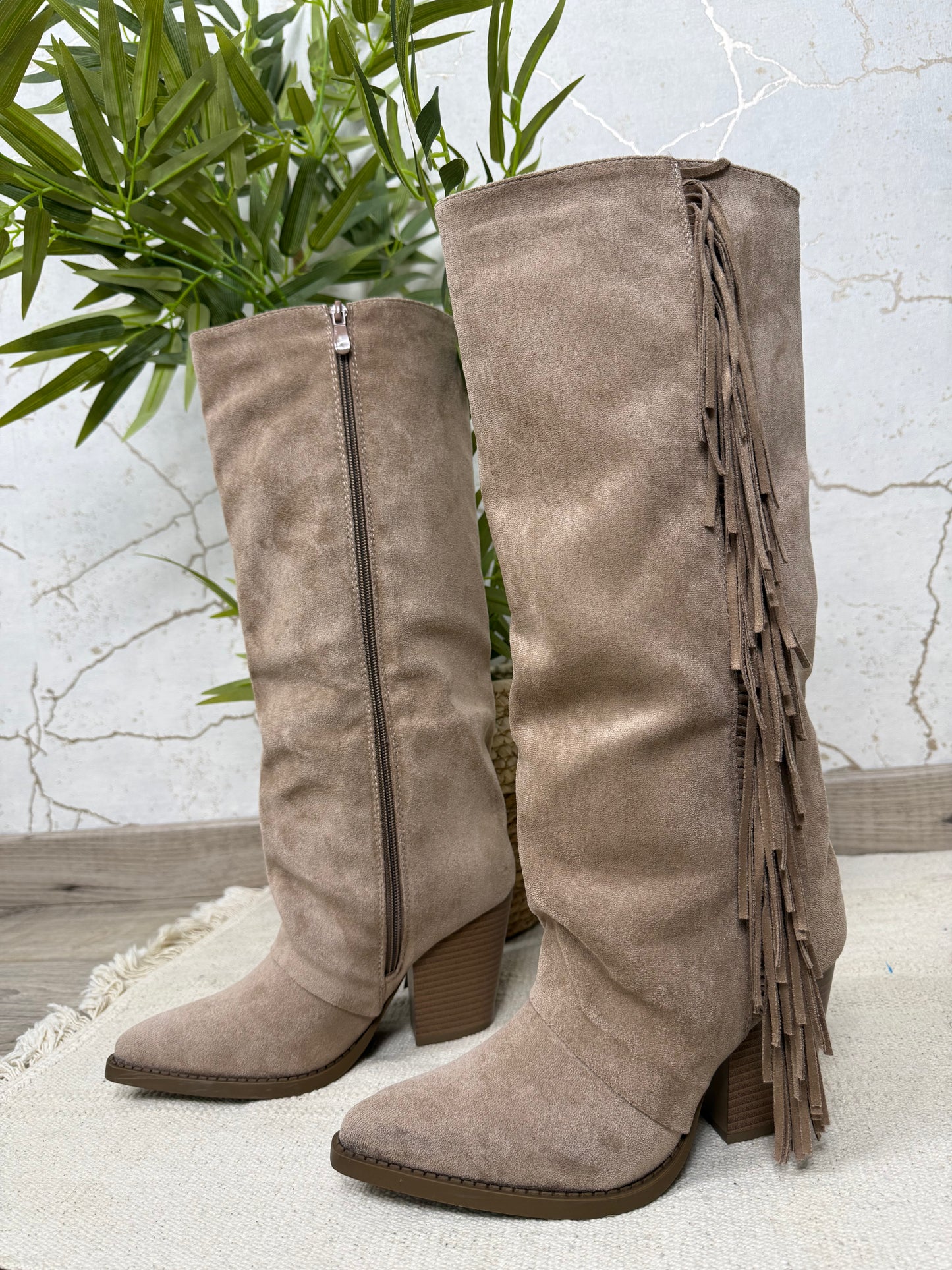 BOTA FLECO TAUPE